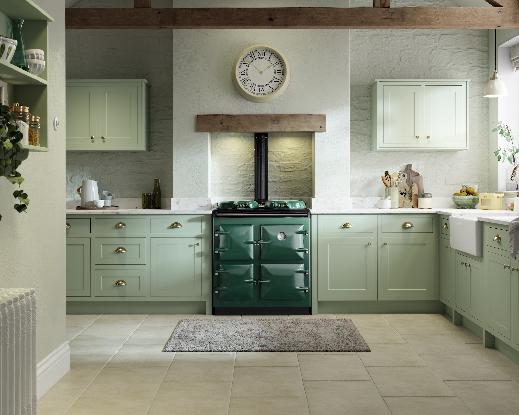 Green Kitchen Cropped Copy